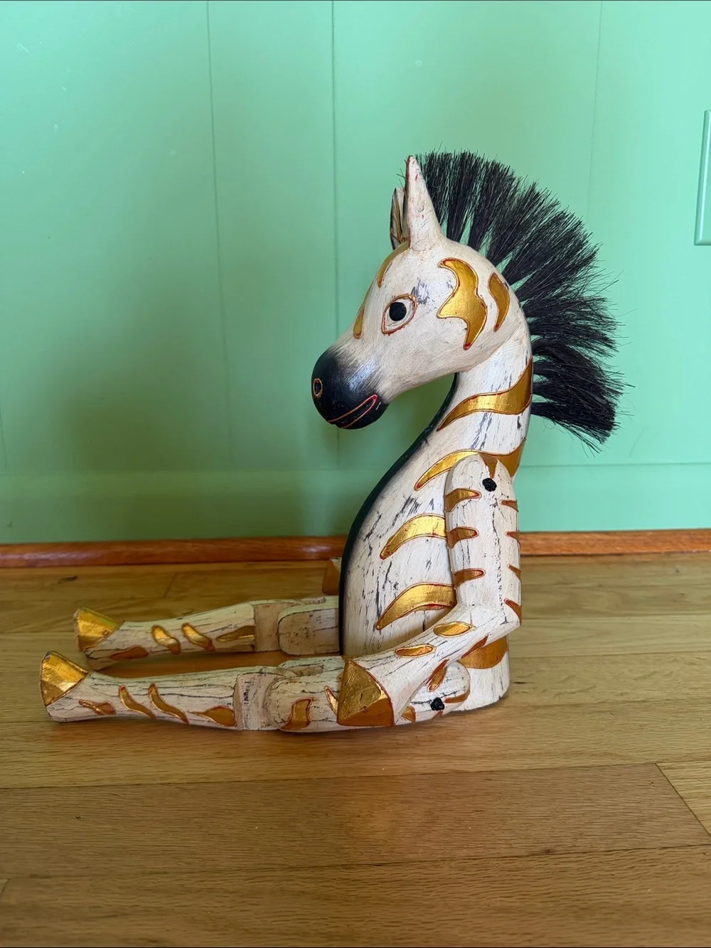 Decorative Wooden Zebra Pier 1